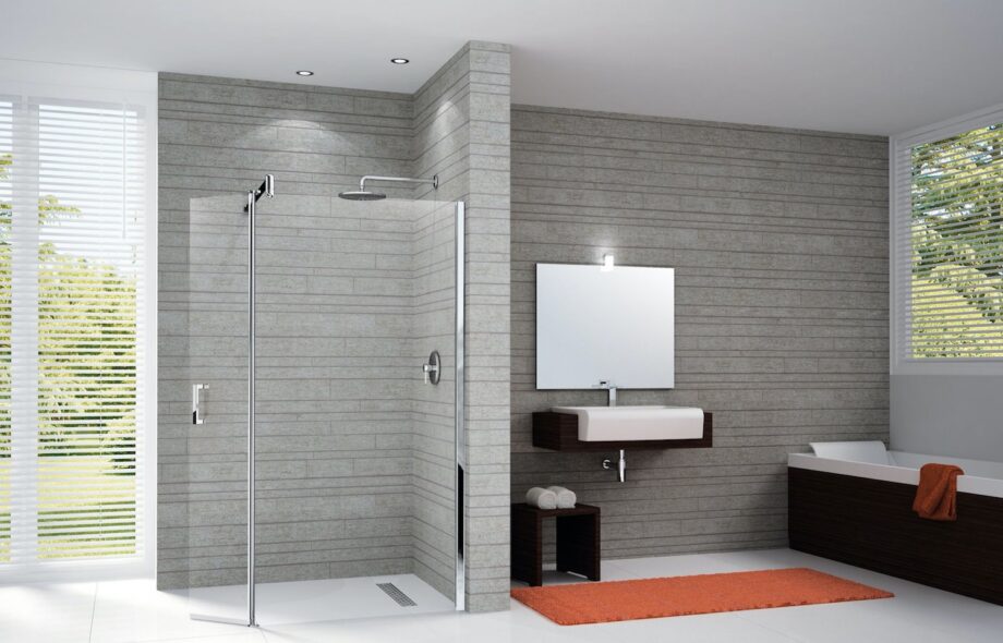 La paroi de douche, le volume dans la salle de bain et la norme NF C 15-100
