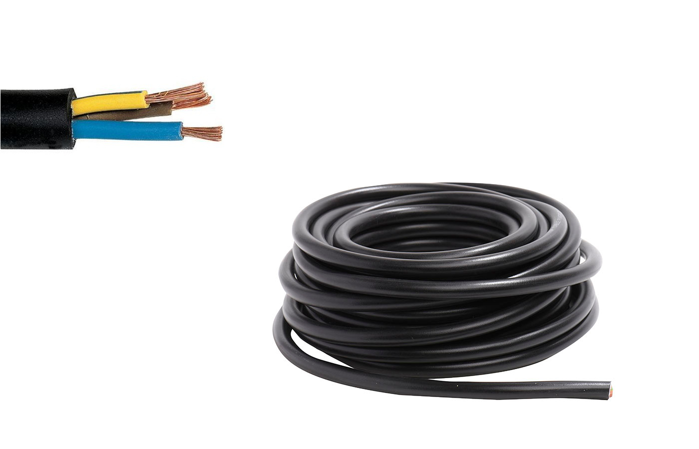 Cable 3G6mm2 - 3G10mm2 pour branchement électrique de la plaque de cuisson 